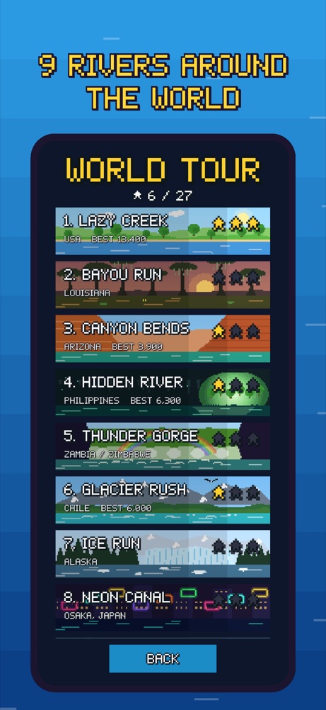 Nine rivers around the world
